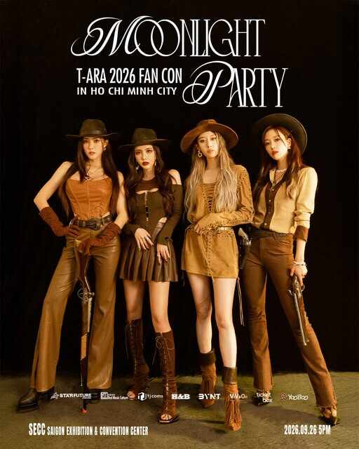 【资讯】问候视频 T-ARA「Moonlight Party」越南胡志明演唱会